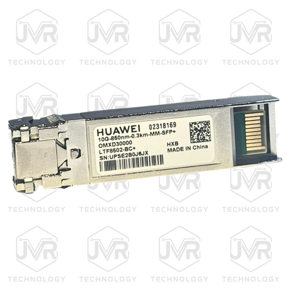 SFP+ TRANSCEIVER, 10G, MM,850NM, 300MTS, LC CONNECTOR DUPLEX, WITH DDM, HUAWEI