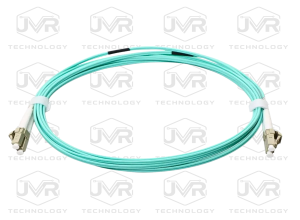 PATCHCORD LC/LC - 3 METROS OM3, 3MM, LSZH, MM, DUPLEX AQUA